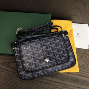 Goyard Navy Blue Plumet Pocket Wallet