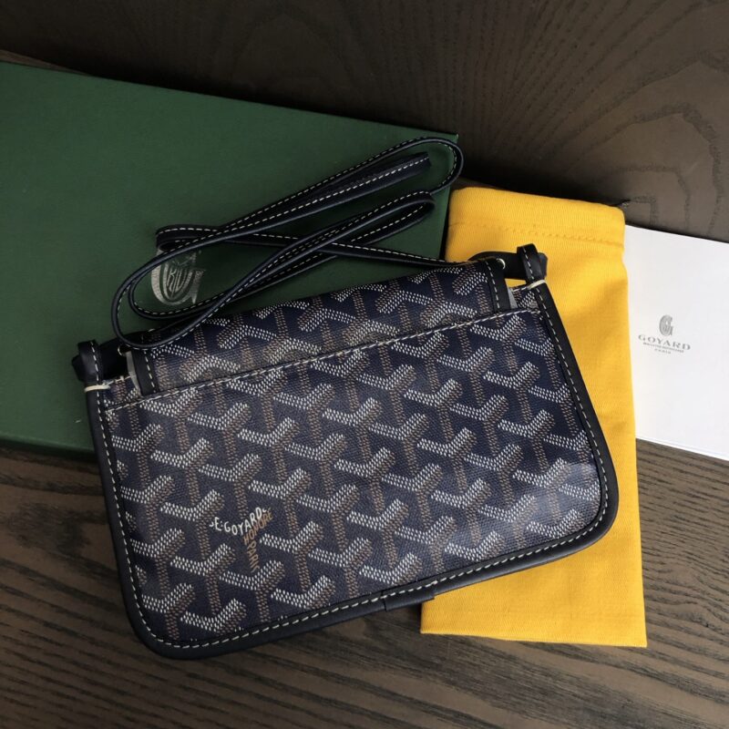 Goyard Navy Blue Plumet Pocket Wallet - Image 2