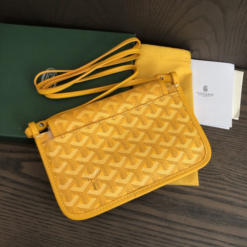 Goyard Yellow Plumet Pocket Wallet - Image 4