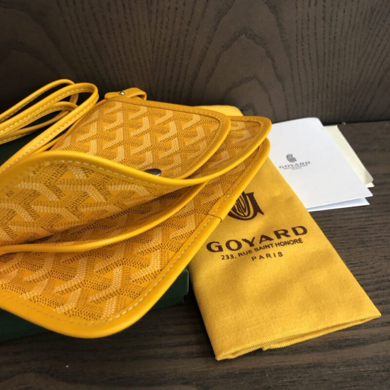 Goyard Yellow Plumet Pocket Wallet - Image 7