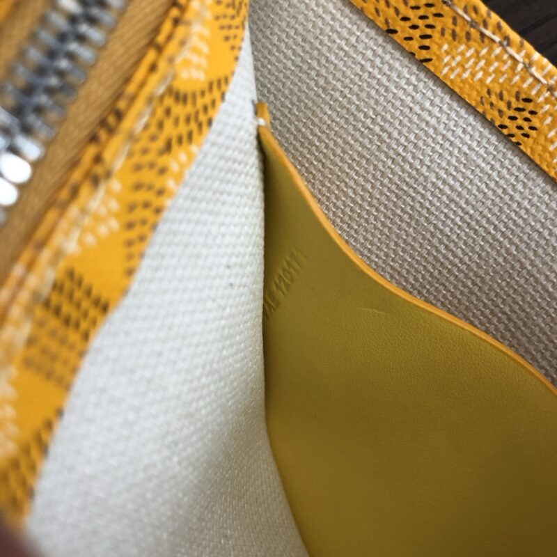 Goyard Yellow Plumet Pocket Wallet - Image 8