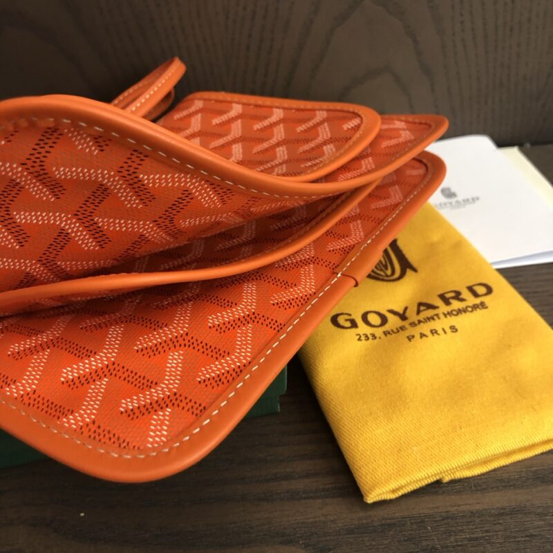 Goyard Orange Plumet Pocket Wallet - Image 3