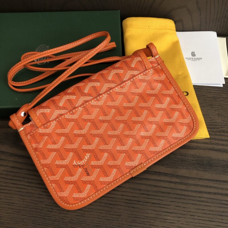 Goyard Orange Plumet Pocket Wallet - Image 7