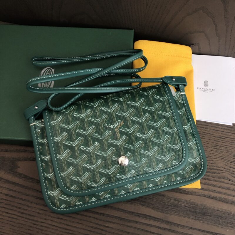 Goyard Green Plumet Pocket Wallet