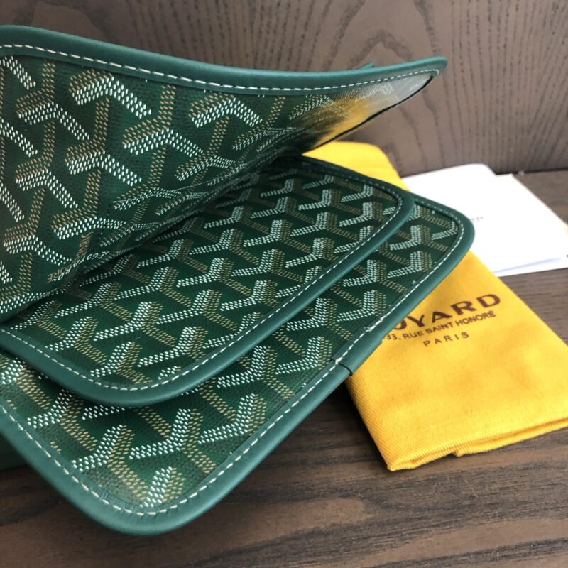 Goyard Green Plumet Pocket Wallet - Image 8