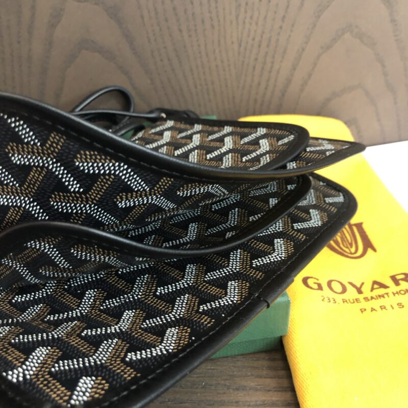 Goyard Black Plumet Pocket Wallet - Image 9