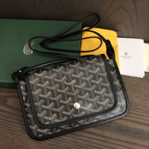 Goyard Black Plumet Pocket Wallet