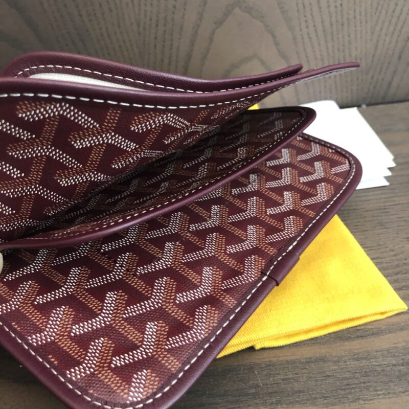 Goyard Burgundy Plumet Pocket Wallet - Image 3