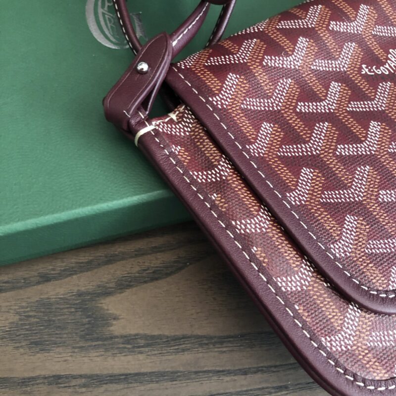 Goyard Burgundy Plumet Pocket Wallet - Image 6