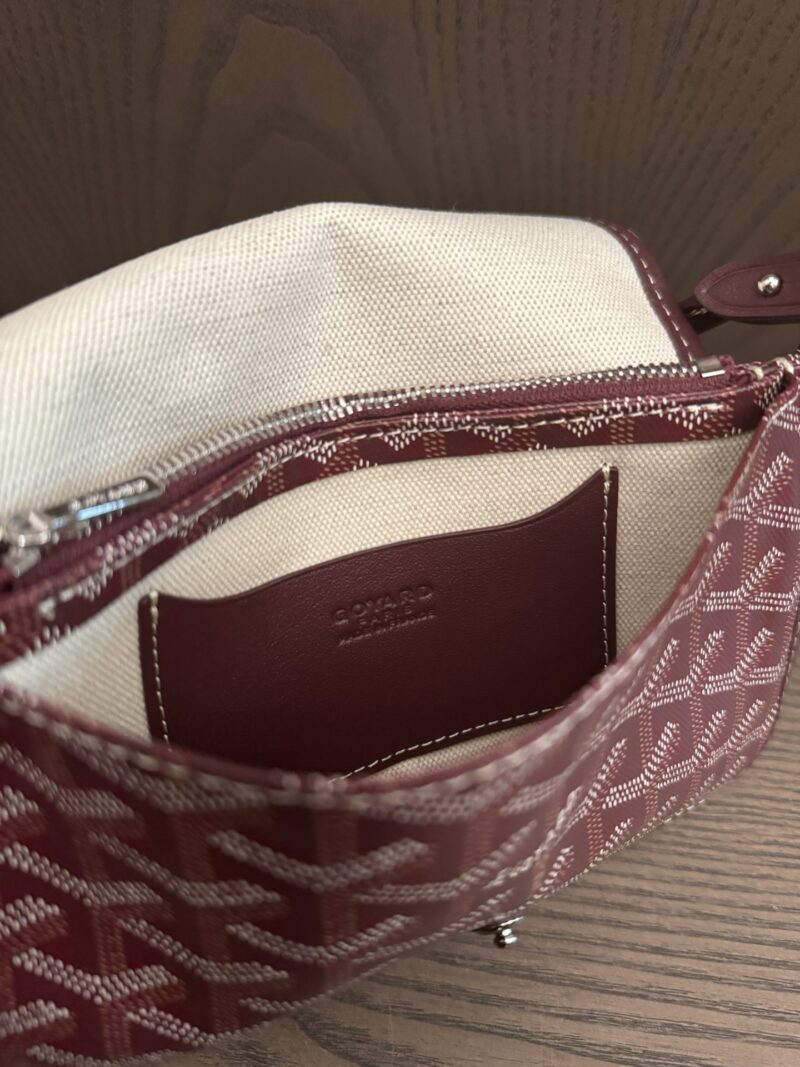 Goyard Burgundy Plumet Pocket Wallet - Image 9