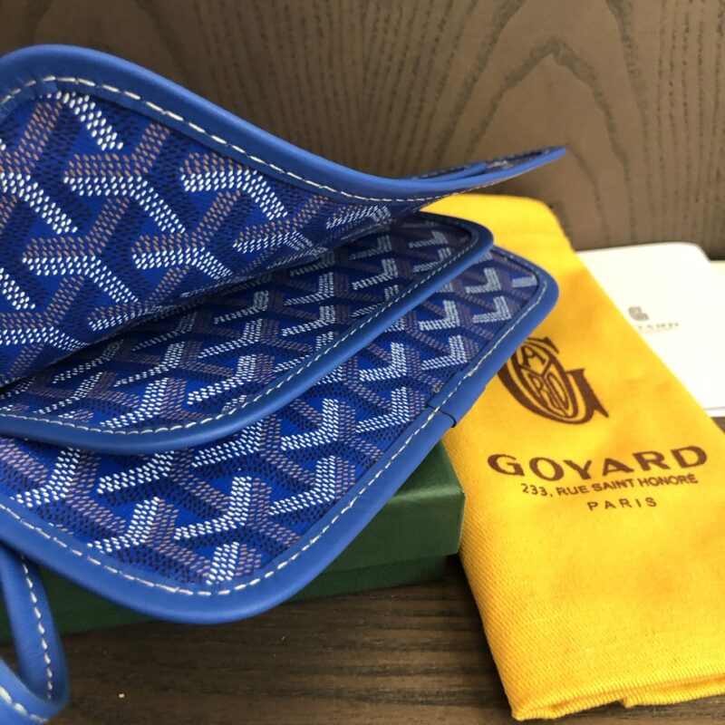 Goyard Blue Plumet Pocket Wallet - Image 3