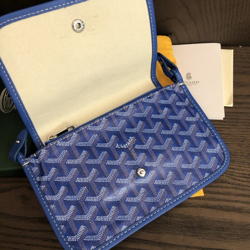 Goyard Blue Plumet Pocket Wallet - Image 4