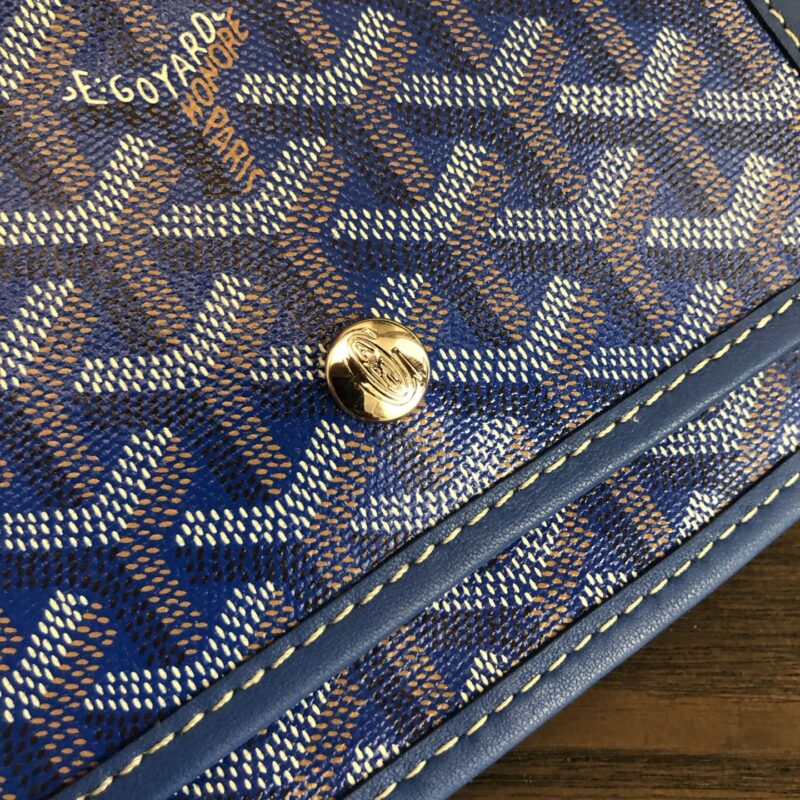 Goyard Blue Plumet Pocket Wallet - Image 6