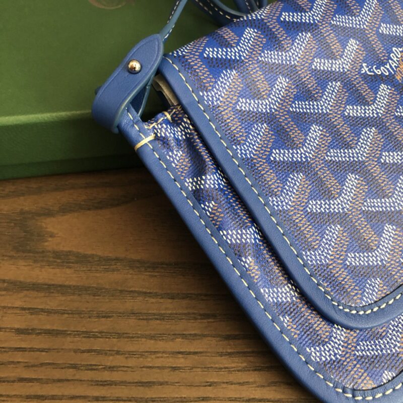 Goyard Blue Plumet Pocket Wallet - Image 8