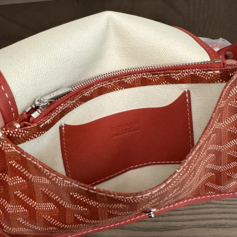 Goyard Red Plumet Pocket Wallet - Image 4