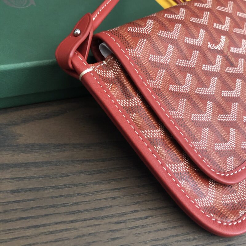 Goyard Red Plumet Pocket Wallet - Image 5