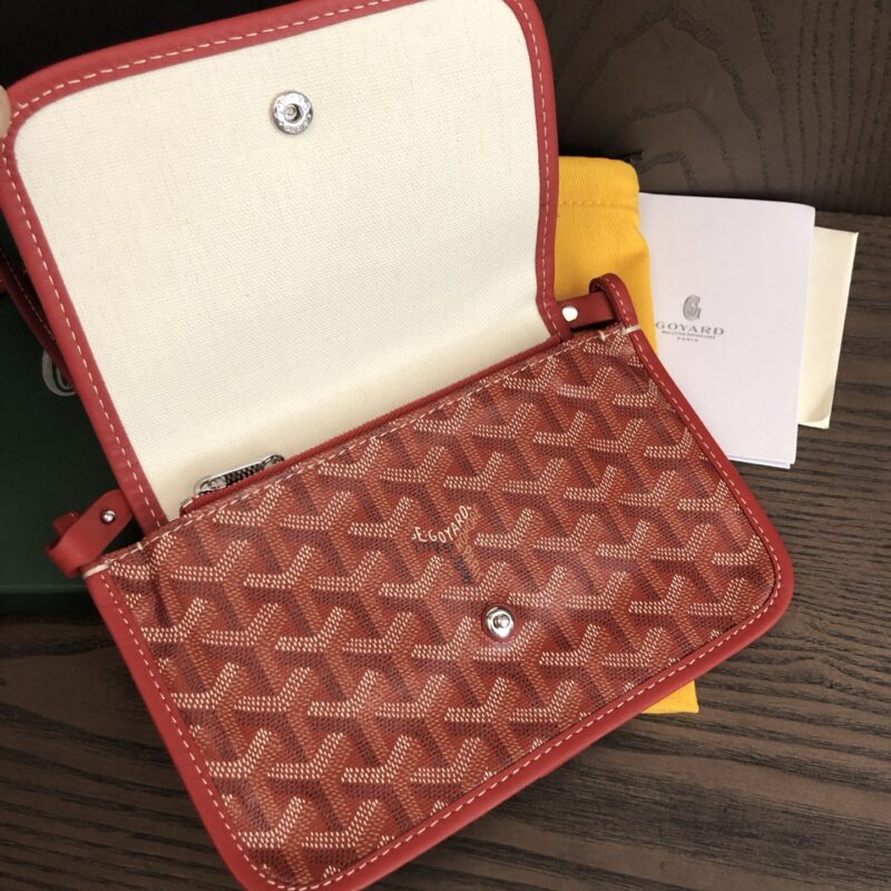 Goyard Red Plumet Pocket Wallet - Image 7