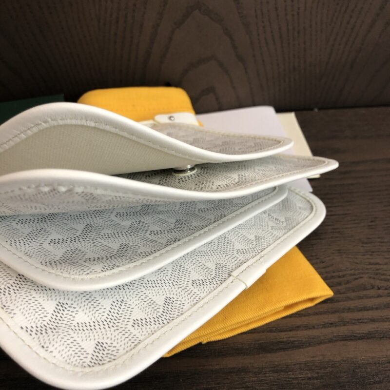 Goyard White Plumet Pocket Wallet - Image 2