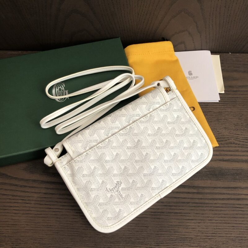 Goyard White Plumet Pocket Wallet - Image 5