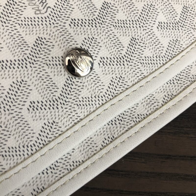 Goyard White Plumet Pocket Wallet - Image 7